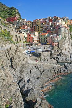 Italy. Cinque Terre. Manarola village 