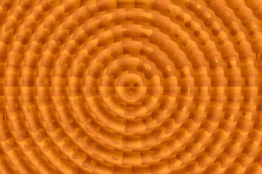  Abstract orange circle mosaic background or wallpaper pattern