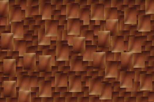 Abstract brown  mosaic background or wallpaper pattern