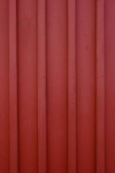 A classic red wooden wall.