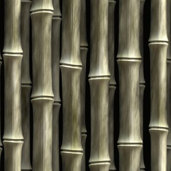 Seamless bamboo poles texture.  This tiles as a pattern in any direction.