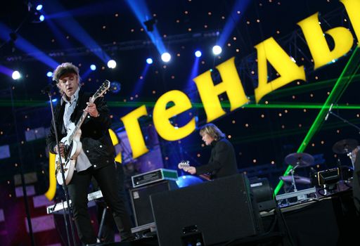 Concert "Secret Service" in Moscow. Mikale Erlandsson