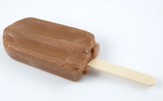 A Fudge icecream bar isolated on white.