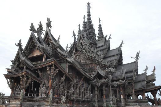 Sanctuary of Truth in Pattaya, Thailand