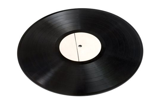 vinyl record - isolated on a white background