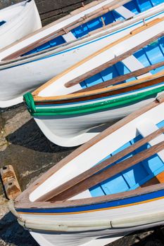 Boats in the port of Capri