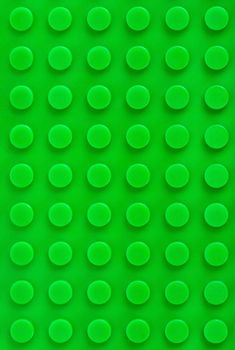close-up green plastic construction background