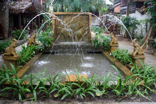 elephant fountain