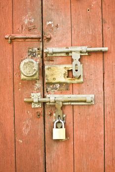 Chinese lock and door