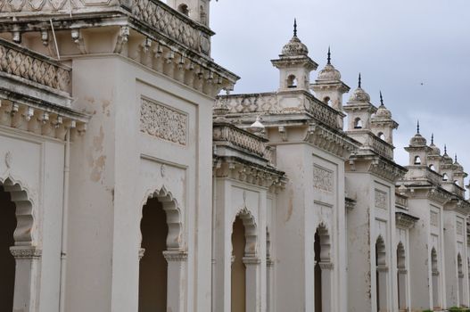 Chowmahalla Palace in Hyderabad in Andhra Pradesh, India