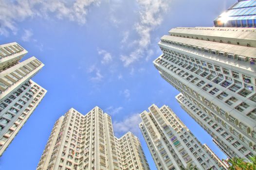 Hong Kong public housing in HDR