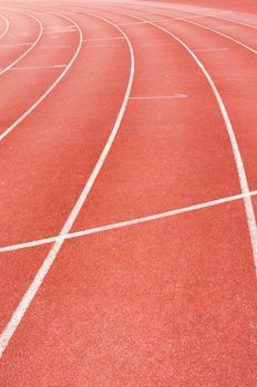 running track for race, for concept or background.