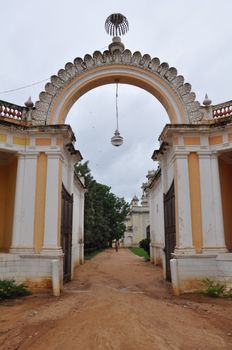 Chowmahalla Palace in Hyderabad in Andhra Pradesh, India