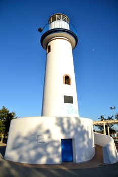 lighthouse in the port of Estepona, near Marbella