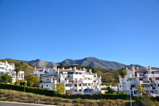 mijas, panoramic city view from the top