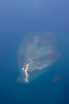 view from plane window Philippines