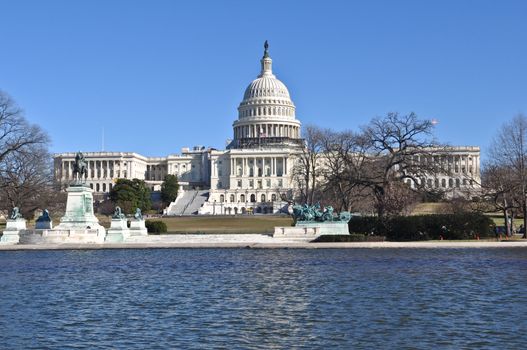 Capital Hill Building in Washington DC