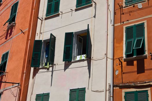 Colorful Building in Cinque Terre Italy