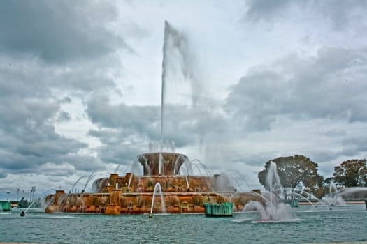 Buckingham Fountain in Grant Park Chicago