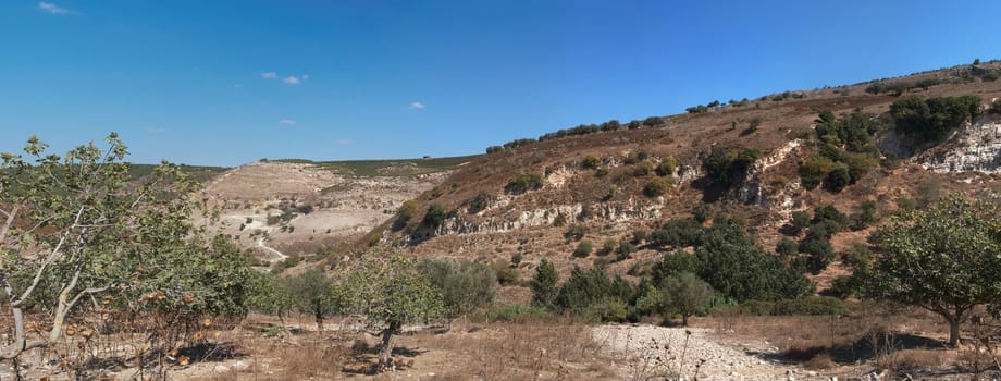 Mediterranean hills landscape