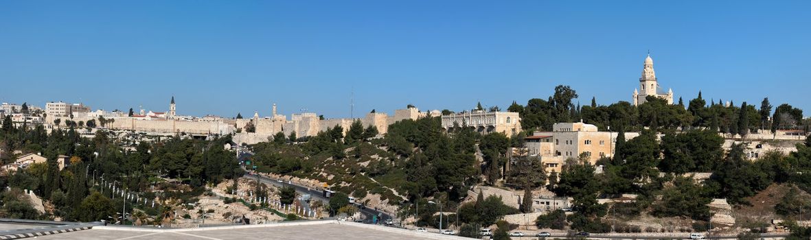 Panorama of the Old City of Jerusalem