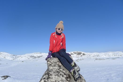 Skiing break at Gaustablikk