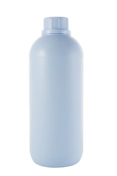 three Hair and Skin care bottles on a white background