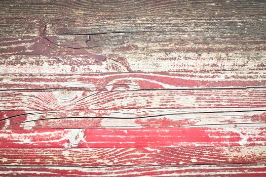 Red painted wood as a detailed background image