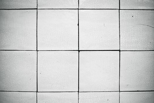 White tiles as a detailed background image
