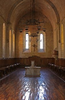 Chapel of the Poblet Monastery in Spain