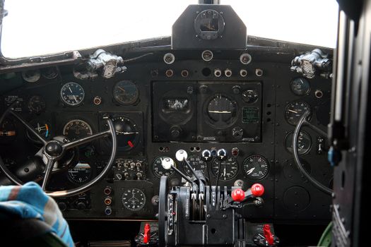 D.C. 3 flight deck