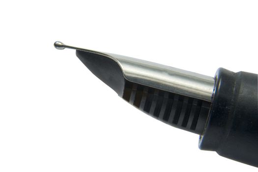 A fountain pen nib