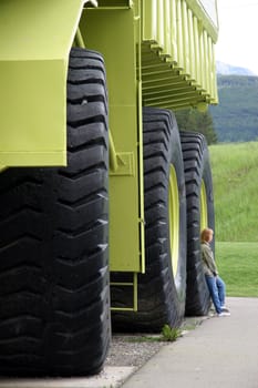 Mining dump truck