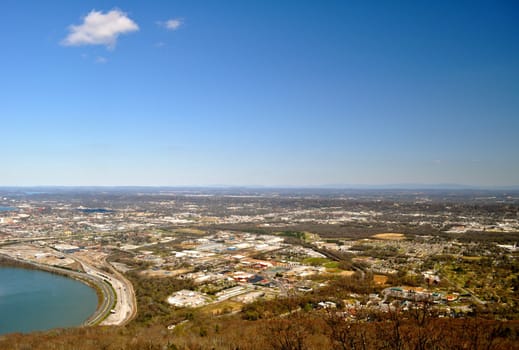 Chattanooga from the Civil War Battlesfield