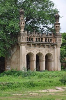 Qutb Shahi Tombs in Hyderabad in Andhra Pradesh, India