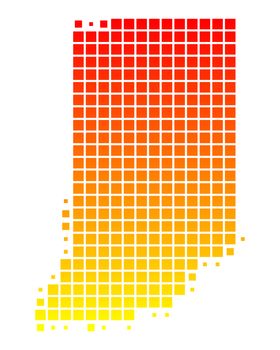 Map of Indiana