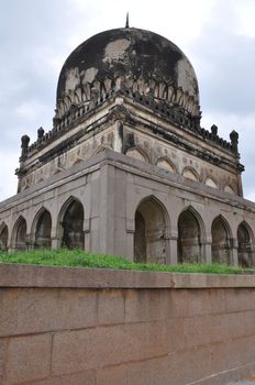 Qutb Shahi Tombs in Hyderabad in Andhra Pradesh, India