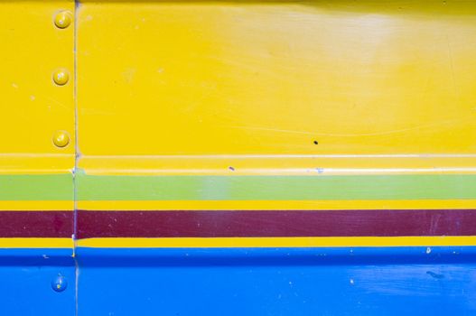 colorful metal plate backgrounds with rivets.