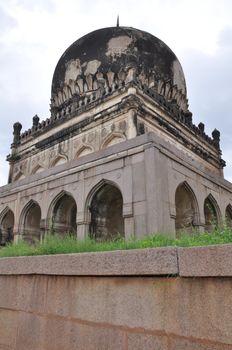 Qutb Shahi Tombs in Hyderabad in Andhra Pradesh, India