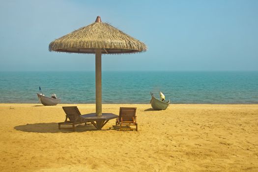 Tropical seaside scenery - taken in Hainan Island, China