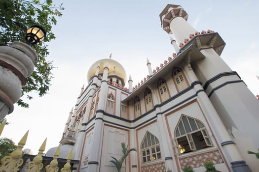 Masjid Sultan Muslim Mosque Exterior Architecture in Singapore Arab Street