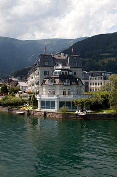 Grand Hotel, Zell Am See, Seen from the lake in 2011