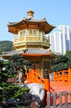 The Pavilion of Absolute Perfection in the Nan Lian Garden 

