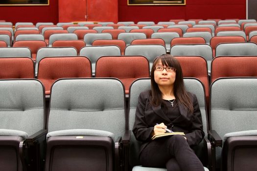 Businesswoman in offices