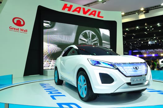 BANGKOK, THAILAND - MAR 30: Haval E, Concept car, shown at the Bangkok Motor Show 2013 in Bangkok, Thailand on March 30, 2013.