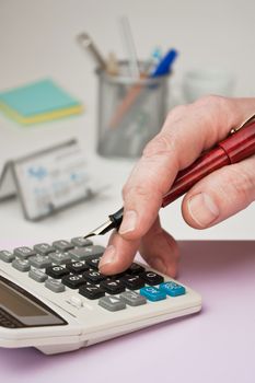 office supplies laid out on the desk