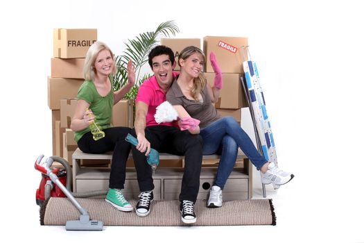 Young people moving home