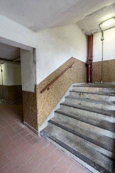 Stairs in housing estate of Hong Kong