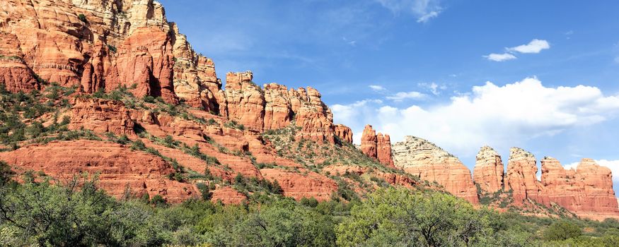 panoramic view of famous wilderness landscape near Sedona