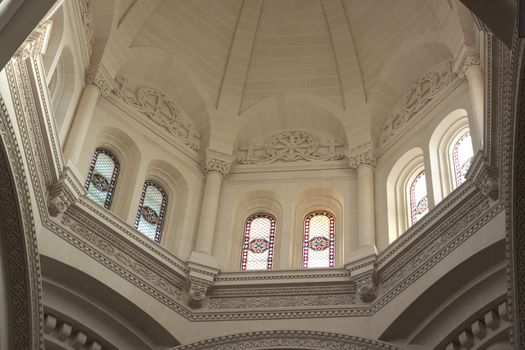 Interior of the Roman Catholici basilica Ta Pinu in Gozo, Malta